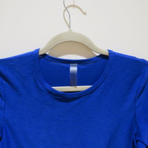 BEYOND YOGA Featherweight Classic Crew Top in Royal Blue Athleisure Gym - Size M - Picture 3 of 13